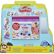 Masy plastyczne - PLAY-DOH CIASTOLINA ZESTAW CIĘŻARÓWKA FURGONETKA Z LODAMI LODZIARNIA F1390 - miniaturka - grafika 1