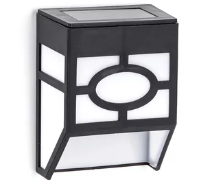 Aigostar - LED Kinkiet solarny LED/0,006W/1,2V 2700K IP44 czarny - Lampy ogrodowe - miniaturka - grafika 1