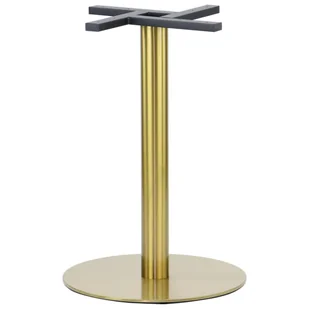 Podstawa stołu/stolika SH-3001-6/G, stal nierdzewna w kolorze złotym, średnica 50 cm, wysokość 72 cm - do hotelu, restauracji ,baru, biura - Meble modułowe i akcesoria - miniaturka - grafika 1