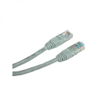 Kable komputerowe i do monitorów - UTP patchcord, Cat.5e, RJ45 M/15m, nieekranowany, szary, Logo - miniaturka - grafika 1