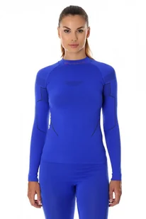 Bluza termoaktywna damska Brubeck Thermo LS13100 kobaltowy - Bielizna sportowa damska - miniaturka - grafika 1