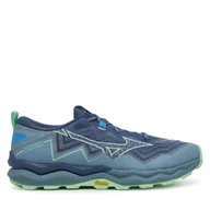Buty sportowe męskie - Buty do biegania Mizuno Wave Daichi 9 J1GJ2571 Szary - miniaturka - grafika 1