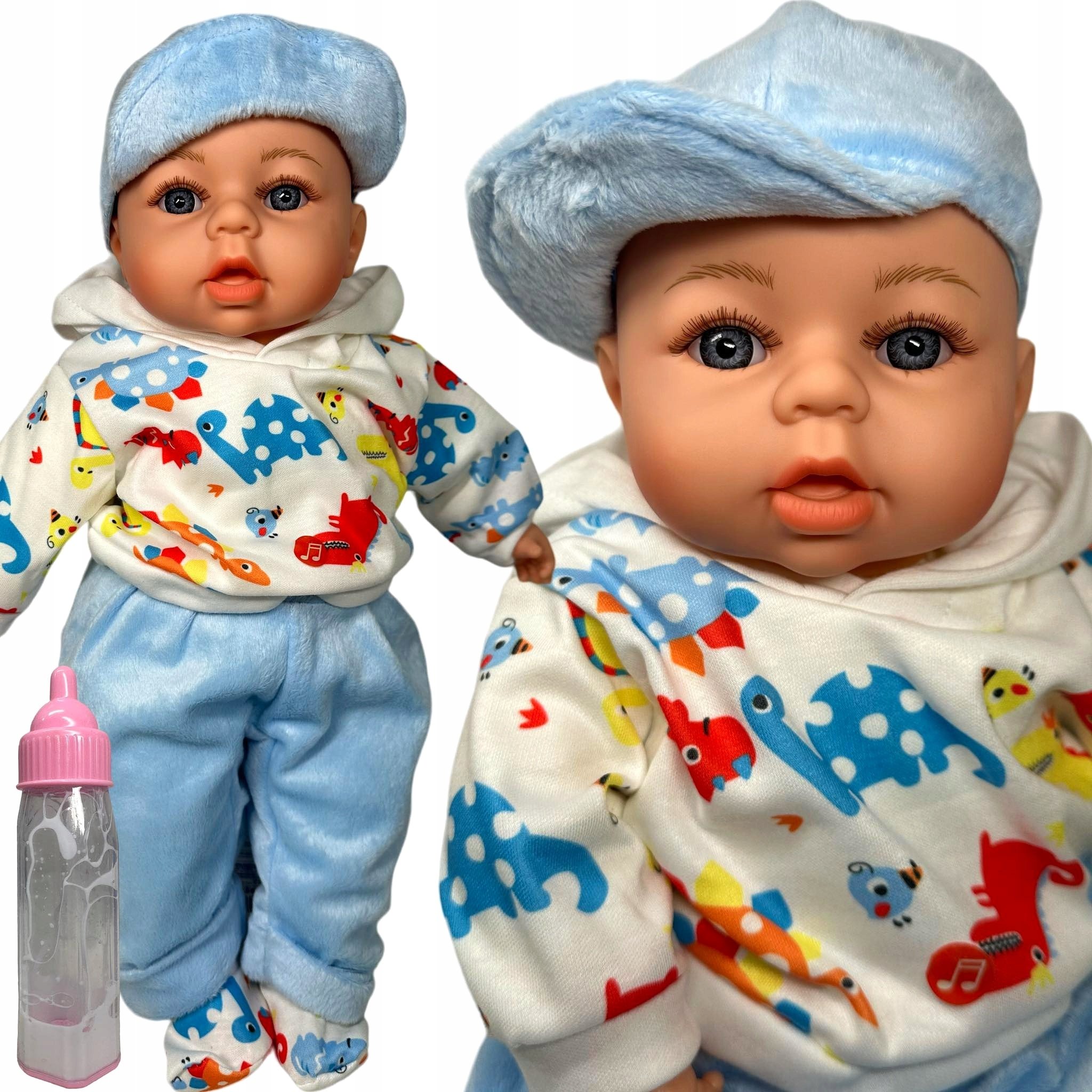 Lalka Chłopiec Bobas Born Mówi Śpiewa Interaktywna Akcesoria