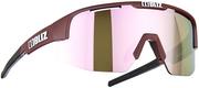 BLIZ Matrix M11 Okulary dla wąskich twarzy, matte wine red/brown/rose multi 2020 Okulary 52007-49