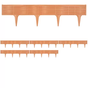 Rabata Ogrodowa Zestaw 4 szt. Terakota 15,6m - Ogrodzenia - miniaturka - grafika 1