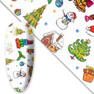 Ozdoby do paznokci - Folia transferowa Christmas 100 cm Nr 24 - miniaturka - grafika 1