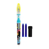 Długopisy - Pióro dla dzieci do nauki pisania, wymazywalne ze stalówką STRIGO, Pop Art. - miniaturka - grafika 1