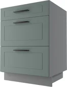 Meble kuchenne - Bergamo Szafka Dolna D3E/60 Hettich Miętowy Mat - miniaturka - grafika 1