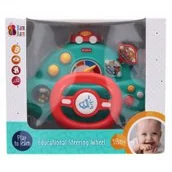 Zabawki interaktywne dla dzieci - Muzyczna kierownica BAM BAM 541576 - miniaturka - grafika 1
