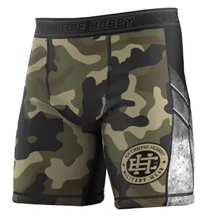 Spodenki męskie do MMA Extreme Hobby Vale Tudo MILITARY - Spodnie sportowe męskie - miniaturka - grafika 1