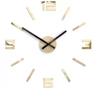 Zegary - ModernHome ModernHome Zegar Arabic lustro złote MEKM025 - miniaturka - grafika 1