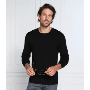 Calvin Klein Wełniany sweter | Regular Fit - Swetry męskie - miniaturka - grafika 1