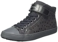 Buty dla dziewczynek - Geox Dziewczęce J Kalispera Girl I sneakersy, szary, 36 EU - miniaturka - grafika 1