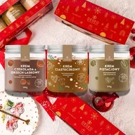 Zestawy upominkowe - Zestaw Świąteczny Kremy Orzechowe Mix 2 DESEO Prezenty na Boże Narodzenie - miniaturka - grafika 1