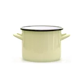 Garnki - Emalia Silesia Rybnik GARNEK PROSTY 2,2L ŚR.16CM WYS.12CM KREM - miniaturka - grafika 1