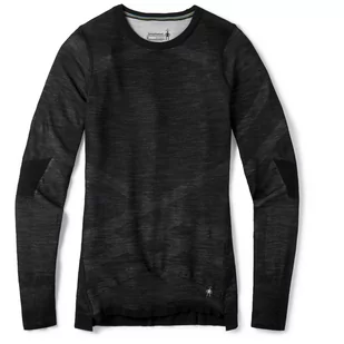 Damska koszulka Smartwool W Intraknit Thermal Merino Bl Crew Rozmiar: M / Kolor: czarny/biały - Koszulki sportowe damskie - miniaturka - grafika 1