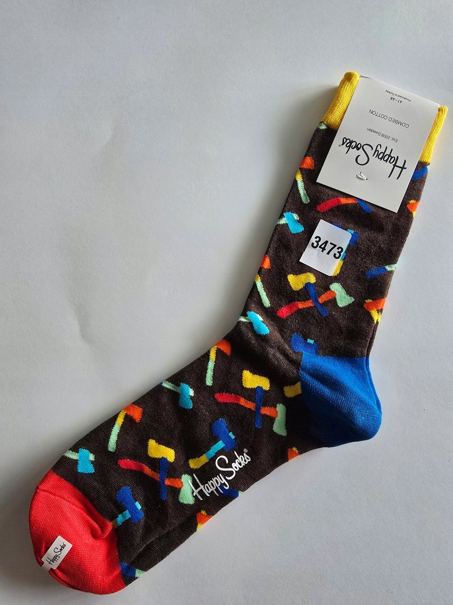 Kolorowe skarpety Happy Socks unisex rozmiar 41-46 (3473)