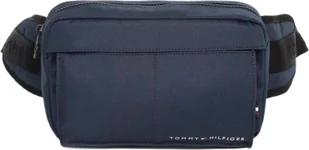 Nerka męska Tommy Hilfiger Repeat Logo Strap saszetka na ramię granatowa - Walizki - miniaturka - grafika 1