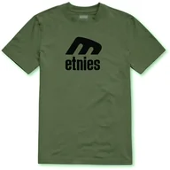 Koszulki męskie - t-shirt ETNIES ICON TEE Military - miniaturka - grafika 1