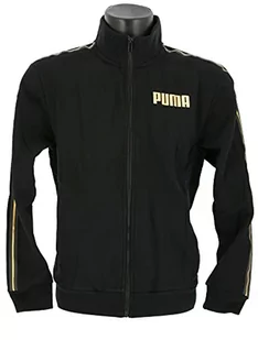 Puma Męska bluza Metallic Nights Full-zip czarny czarny S 587138-01_S - Bluzy męskie - miniaturka - grafika 1