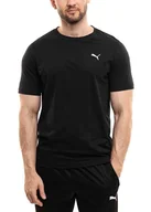 Koszulki męskie - Koszulka Męska PUMA T-shirt Bluzka Bawełniana Sportowa Czarna Tee r. M - miniaturka - grafika 1