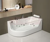 Wanny z hydromasażem - Zepehof Wanna z hydromasażem C-3132 prostokątna IK1050 LEWA - miniaturka - grafika 1