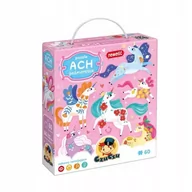 Puzzle - CzuCzu Puzzle Ach Jednorożce 4+ - Bright Junior Media - miniaturka - grafika 1