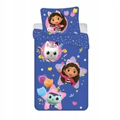 Pościel dla dzieci - GABBY'S GABI KOCI DOMEK POŚCIEL KOMPLET POŚCIELI W WORKU PREZENT 140X200 - miniaturka - grafika 1