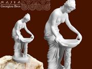 Figurki dekoracyjne - Figura kobiety alabaster grecki - miniaturka - grafika 1