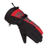 Rękawice motocyklowe - Rękawice przeciwśnieżne Raven Shredder Czarny/CzerwonyXS - miniaturka - grafika 1