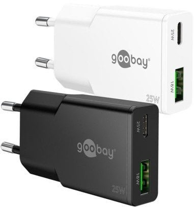 Podwójna szybka ładowarka USB-C PD GaN Slim 25 W