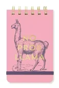 Notesy i bloczki - Notatnik A6/40K linia No Prob Llama - Designworks Ink - miniaturka - grafika 1