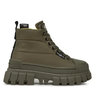 Trapery Palladium Revolt Boot Overcush 98863-325-M Khaki - Botki damskie - miniaturka - grafika 1