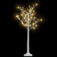 Choinki - vidaXL vidaXL Wierzba z oświetleniem, 120 ciepłych białych LED, 1,2 m - miniaturka - grafika 1