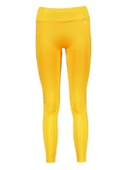 Spodnie sportowe damskie - Gymshark Legginsy sportowe "Flawless" w kolorze żółtym - miniaturka - grafika 1