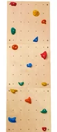 Wyposażenie sportowe i gimnastyczne - Ścianka wspinaczkowa domowa dla dzieci 225x75cm + 15 kamieni wspinaczkowych | sklejka 100% ECO | CE | Create For You - miniaturka - grafika 1