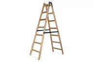 Drabiny - AWTools AW23038 drabina drewniana 2x7 stopni 150 kg - miniaturka - grafika 1