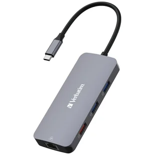 Verbatim Adapter Hub USB-C 32152 - Złącza, przejściówki, adaptery - miniaturka - grafika 1