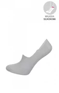 Skarpetki damskie - Stopki bawełniane damskie szare Footies 03, Kolor szary, Rozmiar 36-38, Fiore - Primodo.com - miniaturka - grafika 1