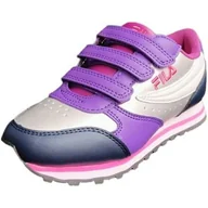 Buty dla dziewczynek - Buty dziecięce Fila Orbit Velcro Low sportowe-33 - miniaturka - grafika 1