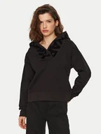 Bluzy damskie - KARL LAGERFELD Bluza A1W20064 Czarny Relaxed Fit - miniaturka - grafika 1