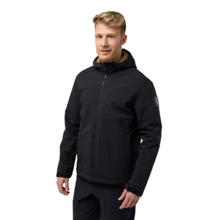 Męska kurtka softshellowa Jack Wolfskin WINDLAND JKT M black - S - Kurtki męskie - miniaturka - grafika 1