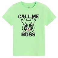 Koszulki dla chłopców - Cool Club, T-shirt chłopięcy, zielony - miniaturka - grafika 1