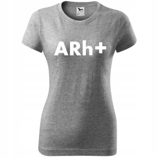 Damska Koszulka z Nadrukiem grupa krwi a rh+ Honorowy Dawca Krwi Prezent ciemnoszary melanż M - Koszulki i topy damskie Damska Koszulka z Nadrukiem grupa krwi a rh+ Honorowy Dawca Krwi Prezent ciemnoszary melanż M - Koszulki i topy damskie - miniaturka - grafika 1