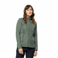 Kurtki damskie - Damska kurtka Jack Wolfskin BERGLAND HYBRID W hedge green - S - miniaturka - grafika 1