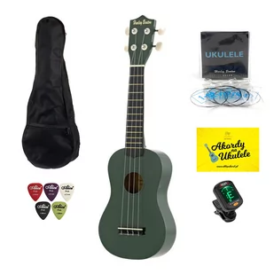 Ukulele Harley Benton Green + zestaw akcesoriów - Inne instrumenty muzyczne - miniaturka - grafika 1
