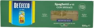 Makaron - De Cecco Spaghetti nr 12 - makaron spaghetti ze szpinakiem (500 g) - miniaturka - grafika 1