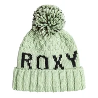 Czapki damskie - Damska Czapka zimowa ROXY TONIC BEANIE ERJHA04158-GEF0 – Zielony - miniaturka - grafika 1