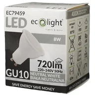 Żarówki LED - Ecolight Eco Light LED GU10 8W 230V Barwa biała 4000K EC79459 EC79459 - miniaturka - grafika 1