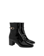 Botki damskie - Love Moschino Ja21075g1nih0000 botki damskie, czarne, 38 EU - miniaturka - grafika 1